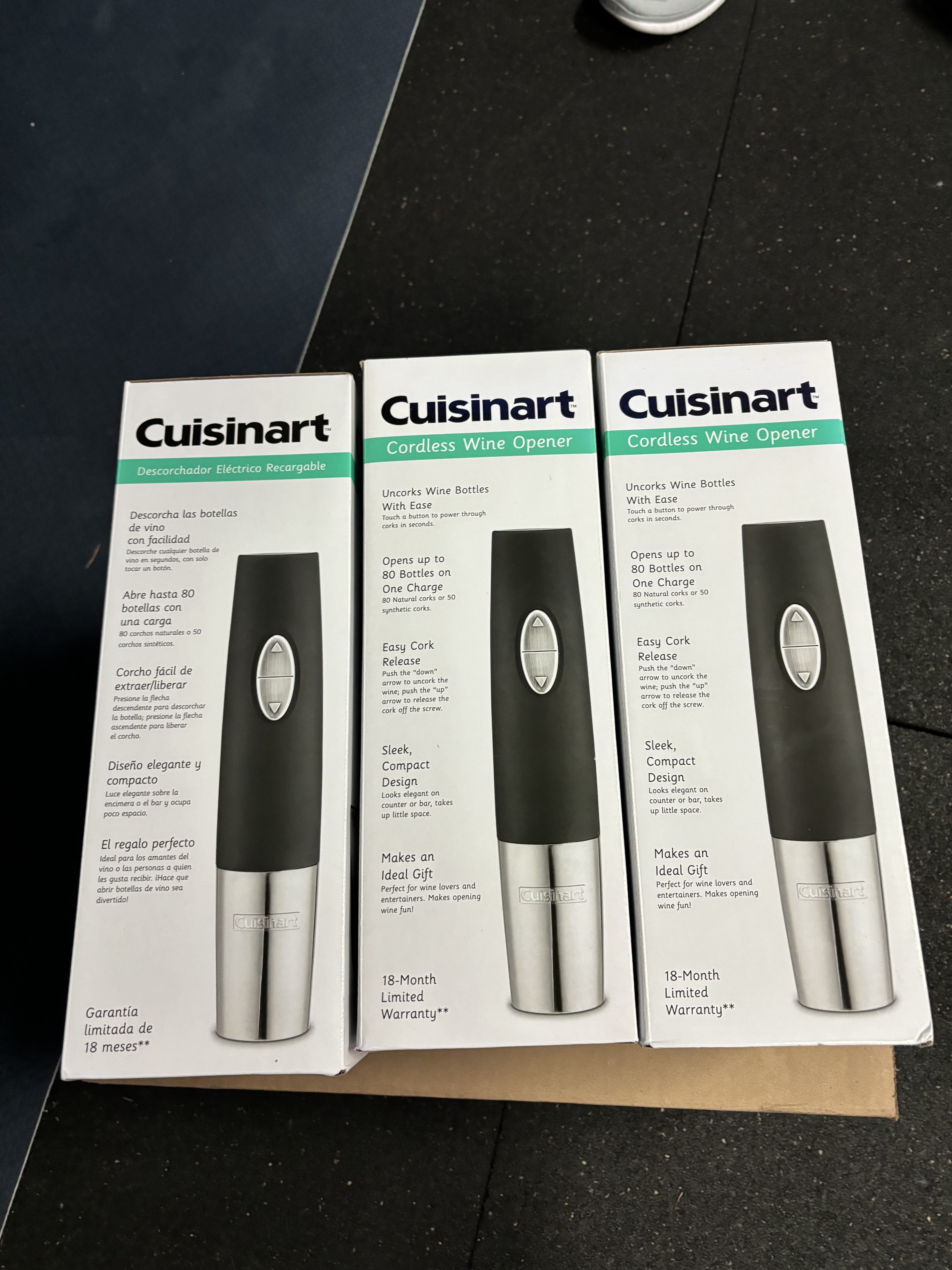 Cuisinart Wine Opener Boxes