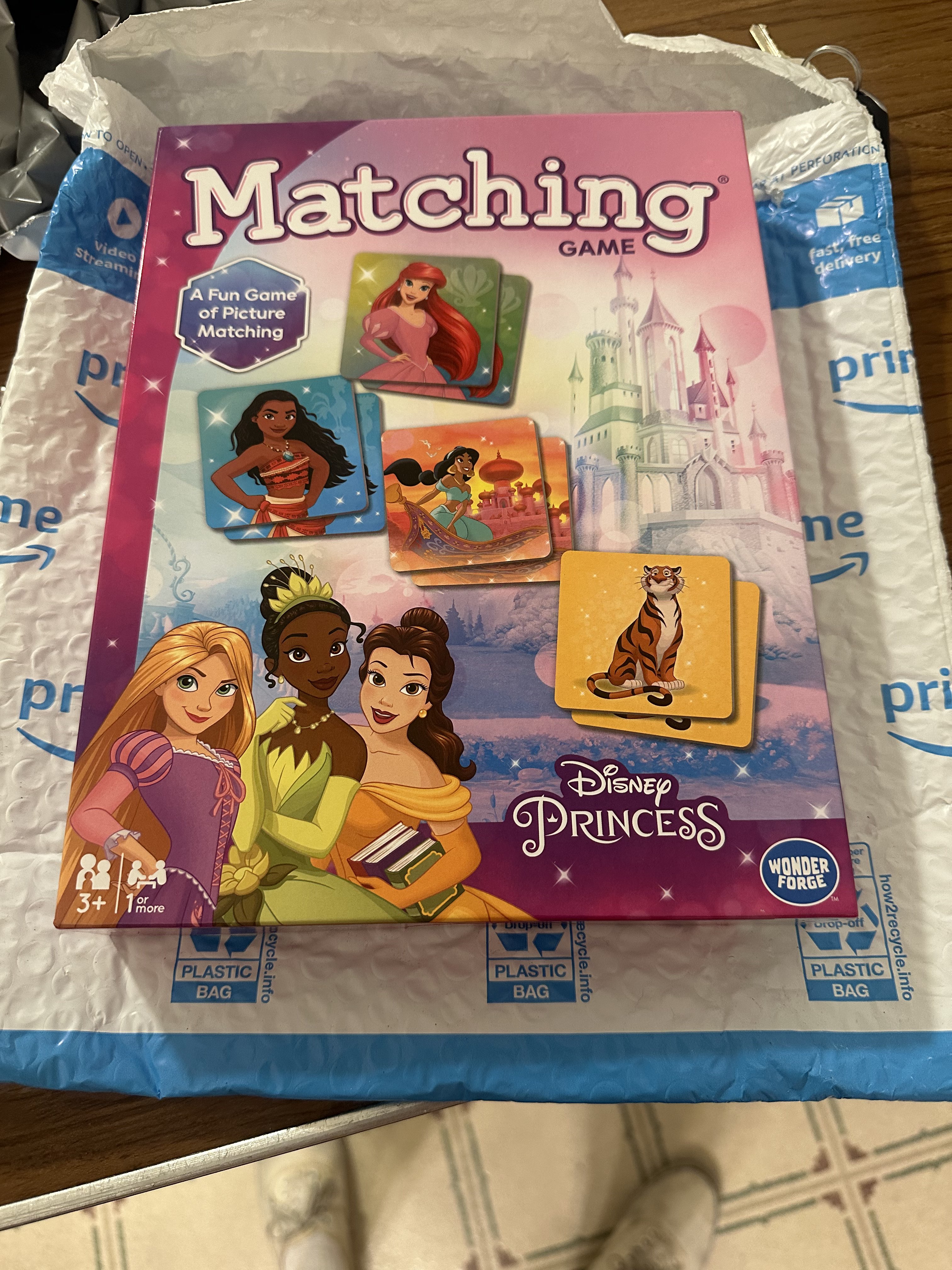 Disney Princess Matching Game Unwrapped